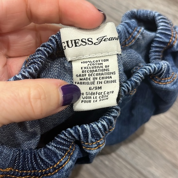 🦄5/26 guess jeans bummies/ diaper cover - Picture 3 of 4